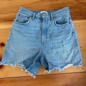 AGOLDE Parker Long Jean Shorts